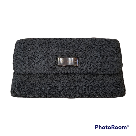 Liz Claiborne Handbags - NWOT Liz Clairbone Black Macrame Small Hand Purse Or Wallet